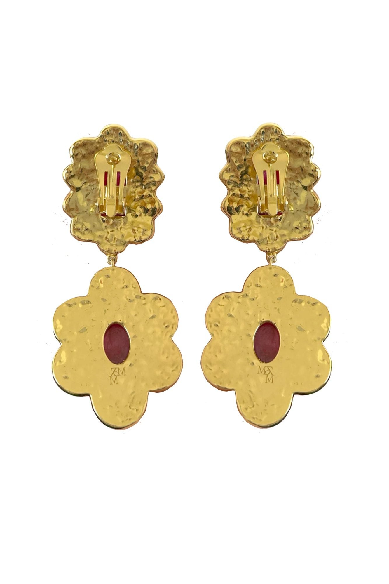 Mountain and Moon - Gold Aniqua Earring