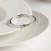 Najo - Amarres Bangle 68mm | Silver