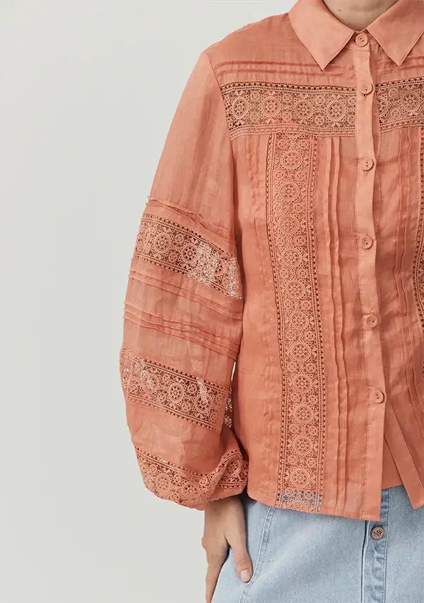 Mos the Labe - Layla Blouse | Peach